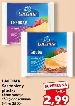 Kaufland Lactima Ser topiony plastry oferta