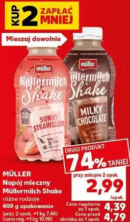 Kaufland Müller Napój mleczny Millermilch Shake oferta