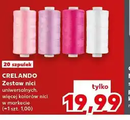 Kaufland Zestaw nici uniwersalnych Crelando oferta
