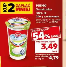 Kaufland Zott Primo Śmietanka 30% tł oferta