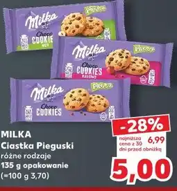 Kaufland Milka Ciastka Pieguski różne rodzaje oferta