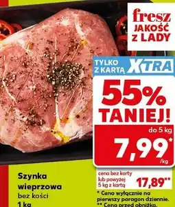 Kaufland Szynka wieprzowa bez kości oferta