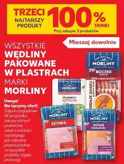 Kaufland WSZYSTKIE WĘDLINY PAKOWANE W PLASTRACH MARKI MORLINY oferta
