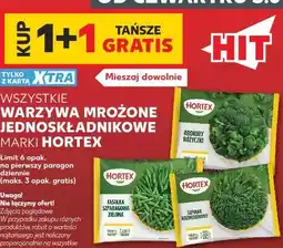 Kaufland WSZYSTKIE WARZYWA MROŻONE JEDNOSKŁADNIKOWE MARKI HORTEX oferta