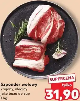 Kaufland Szponder wołowy krojony oferta