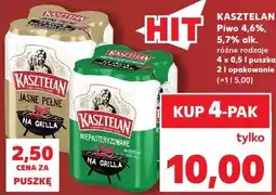 Kaufland Kasztelan Piwo 4,6%, 5,7% alk oferta