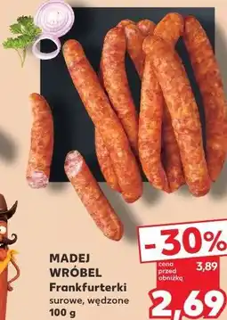 Kaufland MADEJ WRÓBEL Frankfurterki surowe, wędzone oferta
