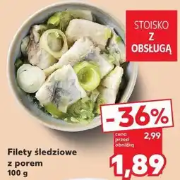 Kaufland Filety śledziowe z porem oferta