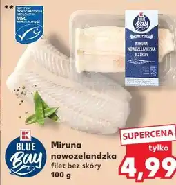 Kaufland Miruna nowozelandzka filet bez skóry Blue Bay oferta