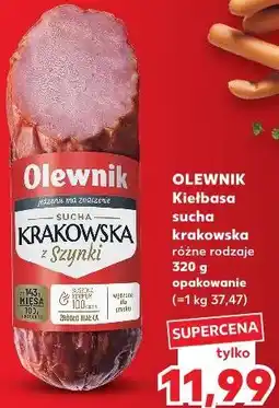 Kaufland Olewnik Kiełbasa sucha krakowska oferta