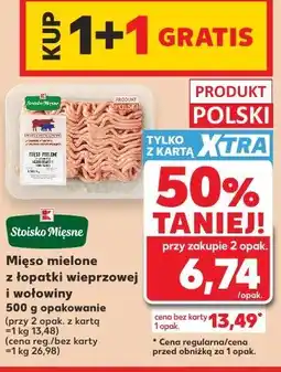Kaufland Mięso mielone z łopatki wieprzowej i wołowej Stoisko Mięsne oferta