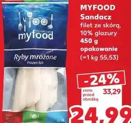 Kaufland Myfood Sandacz filet ze skórą mrożony oferta