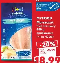 Kaufland Myfood Morszczuk filet bez skóry oferta