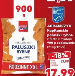 Kaufland Abramczyk Kapitańskie paluszki rybne oferta