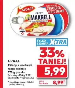Kaufland Graal Filety z makreli oferta
