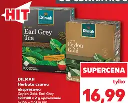 Kaufland DILMAH Herbata czarna ekspresowa Ceylon Gold, Earl Grey oferta