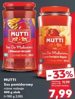 Kaufland Mutti Sos pomidorowy oferta