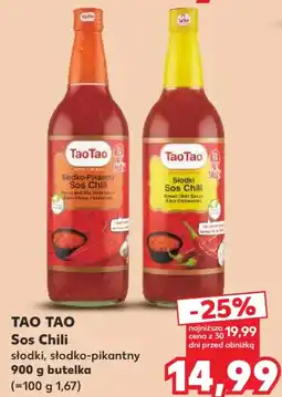 Kaufland TAO TAO Sos Chili słodki, słodko-pikantny oferta