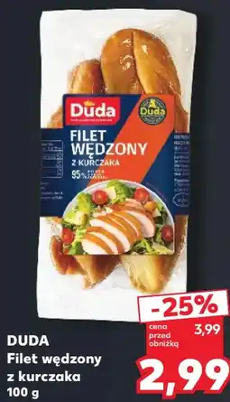 Kaufland Duda Filet wędzony z kurczaka oferta
