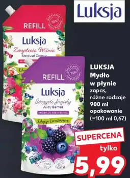 Kaufland Mydło w płynie zapas Luksja oferta