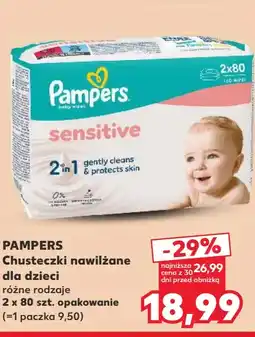 Kaufland PAMPERS Chusteczki nawilżane dla dzieci oferta