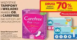 Kaufland Tampony i wkładki marek o.b. i Carefree oferta