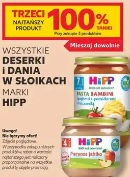 Kaufland Wszystkie deserki i dania w słoikach marki Hipp oferta