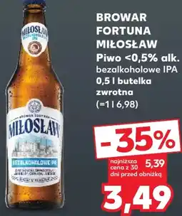 Kaufland Browar Fortuna Miłosław Piwo oferta