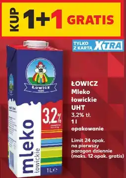 Kaufland Łowicz Mleko łowickie UHT 3,2% tł oferta