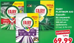 Kaufland Fairy Platinum AIO Kapsułki do zmywarki różne rodzaje oferta