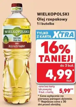 Kaufland Wielkopolski Olej rzepakowy oferta