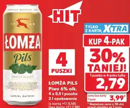 Kaufland Łomża Pils Piwo 6% alk oferta