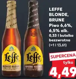 Kaufland Leffe Blonde, Brune Piwo 6,6%, 6,5% alk oferta