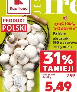Kaufland Polskie pieczarki oferta