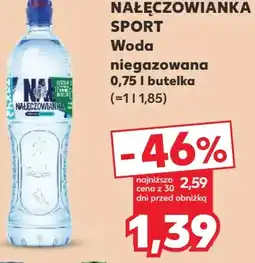 Kaufland NAŁĘCZOWIANKA SPORT Woda niegazowana oferta