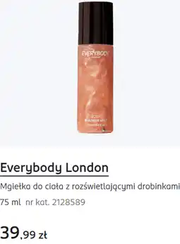Rossmann Everybody London Mgiełka do ciała z rozświetlającymi drobinkami oferta