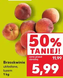 Kaufland Brzoskwinie układane, luzem oferta