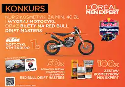 Biedronka Konkurs L'Oreal Men Expert - kup 2 kosmetyki za min. 40 zł i wygraj motocykl KTM Enduro oferta