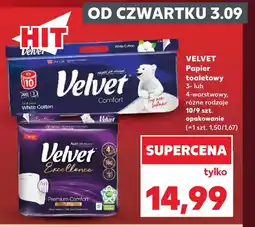Kaufland Papier toaletowy Velvet oferta