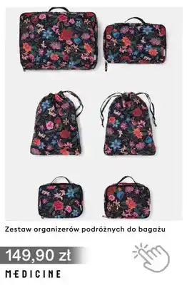 Zestaw organizerów podróżnych do bagażu Medicine