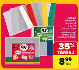 Carrefour Okładki kolorowe na zeszyt A5 Sovpol oferta