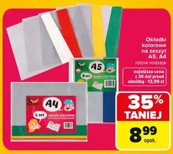 Okładki kolorowe na zeszyt A5 Sovpol