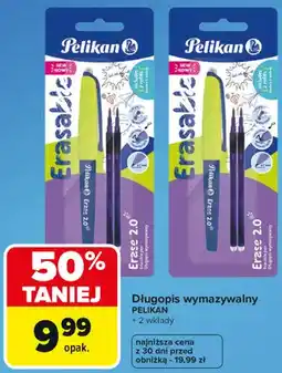Carrefour Długopis wymazywalny Pelikan + 2 wkłady oferta