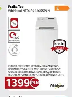 Kakto Pralka Top Whirlpool NTDLR7220SSPLN oferta