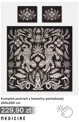 Medicine Komplet pościeli z bawełny perkalowej 200x200 cm Medicine oferta
