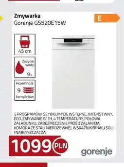 Kakto Zmywarka Gorenje GS520E15W oferta