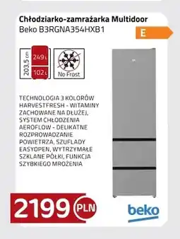 Kakto Chłodziarko-zamrażarka multidoor Beko B3RGNA354HXB1 oferta