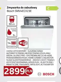 Kakto Zmywarka do zabudowy Bosch SMV4ECX23E oferta
