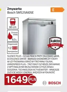Kakto Zmywarka Bosch SMS25AI05E oferta