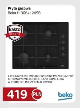Kakto Płyta gazowa Beko HIBG64120SB oferta